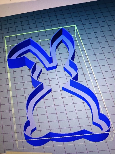 ausstecher osterhase 3d modelli scarica creality nube 3d print model - Mito3D