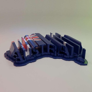 australia word map Others 3d print model - Mito3D