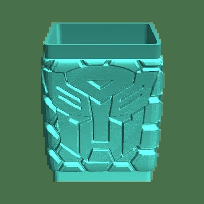 autobot logotipo caneta suporte 3d modelos baixar crialidade nuvem 3d print model - Mito3D