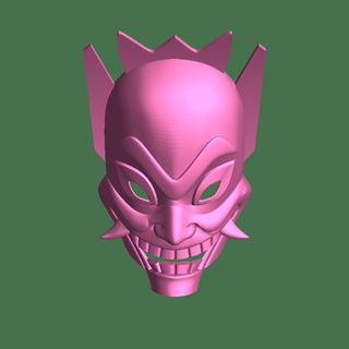 avatar blu spirito maschera maschere caschi 3d print model - Mito3D