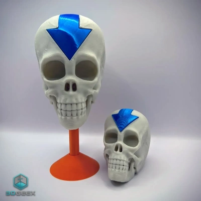 avatar maestro aire cráneo 3d modelos descargar crealidad nube 3d print model - Mito3D