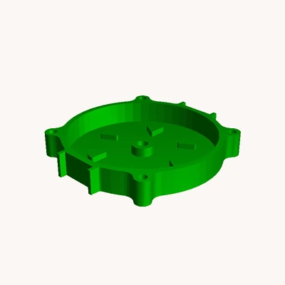 axial flux 6 coil 3d models download creality cloud 3d print model - Mito3D