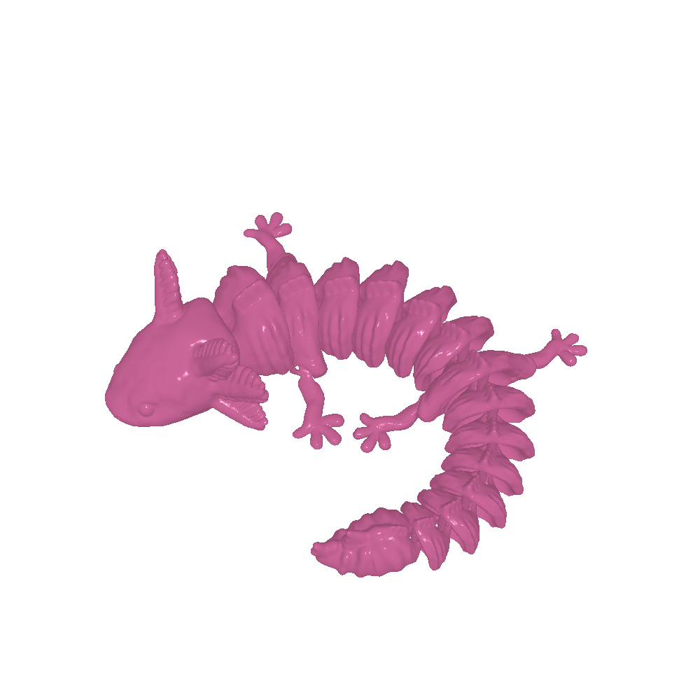 axolotl Animal 3D Print Details