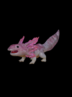 axolotl rettiliano 3d print model - Mito3D