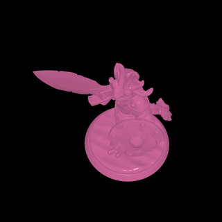axolotl guerra personagens 3d print model - Mito3D