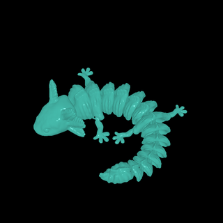 axolotl animali 3d print model - Mito3D
