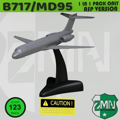 b717 md95 asp style i 3d modeller indir creality bulut 3d print model - Mito3D