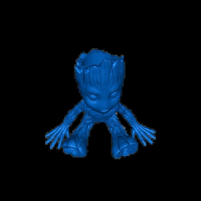 baby groot planter 3d modeller indir creality bulut 3d print model - Mito3D