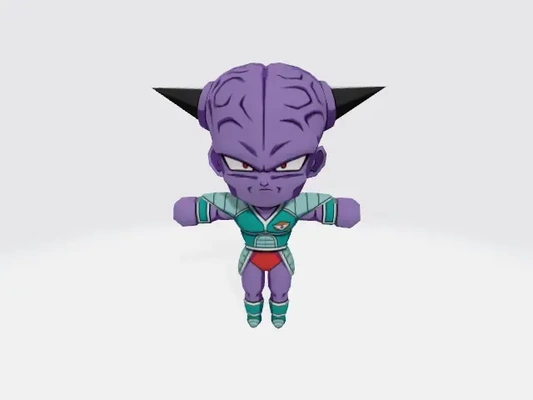 baby captain ginyu 3d models download creality cloud 3d print model - Mito3D