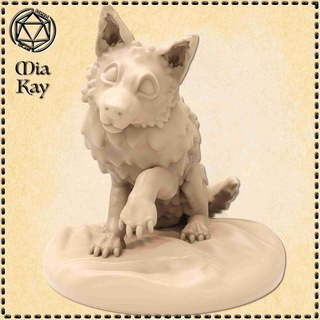 baby direwolf Characters 3d print model - Mito3D