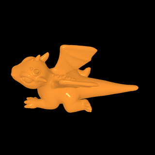 bebê Dragão animais 3d print model - Mito3D