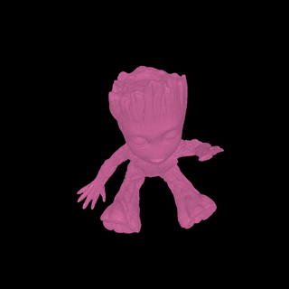 baby groot Characters 3d print model - Mito3D