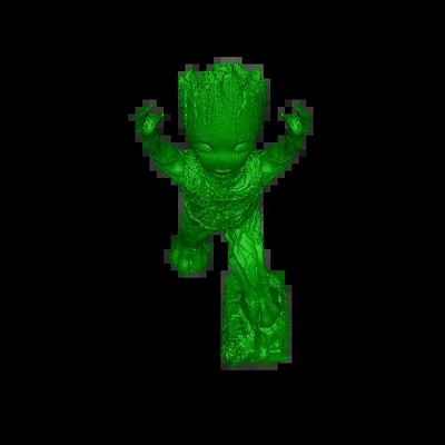 bebê groot 3d modelos baixar crialidade nuvem 3d print model - Mito3D