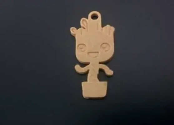 bebé groot llavero 3d modelos descargar crealidad nube 3d print model - Mito3D