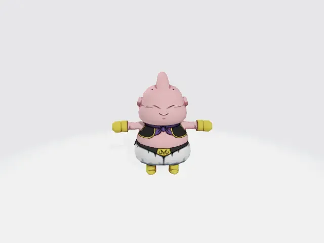 bebé majin buu 3d modelos descargar crealidad nube 3D print model - Mito3D