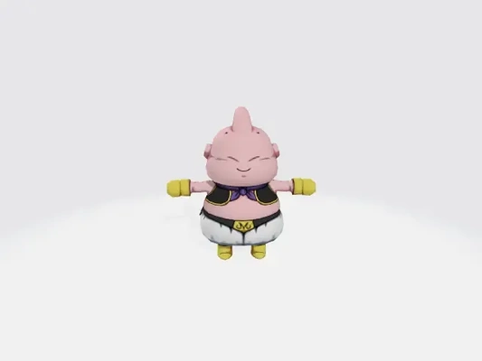 bebé majin buu 3d modelos descargar crealidad nube 3d print model - Mito3D