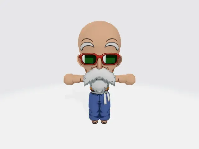 baby meister roshi 3d modelle download realität wolke 3D print model - Mito3D