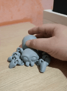 bebé araña flexi 3d print model - Mito3D