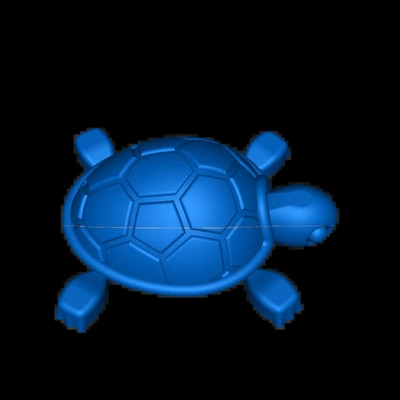 baby turtle 3d models download creality cloud 3d print model - Mito3D