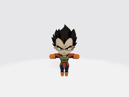 baby vegeta 3d models download creality cloud 3d print model - Mito3D