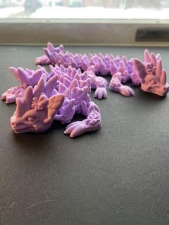 Baby violett Drachen 3d print model - Mito3D