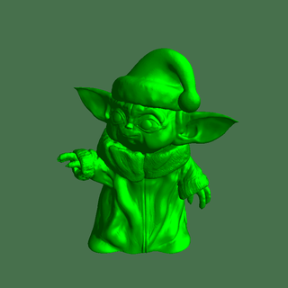 bebé yoda ficticio caracteres 3d print model - Mito3D