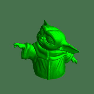 bébé yoda fictif personnages 3d print model - Mito3D