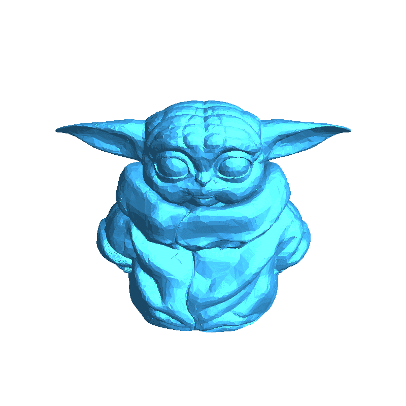 bebé yoda caracteres 3D print model - Mito3D