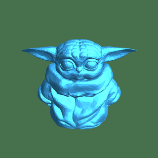 Baby Yoda Zeichen 3d print model - Mito3D