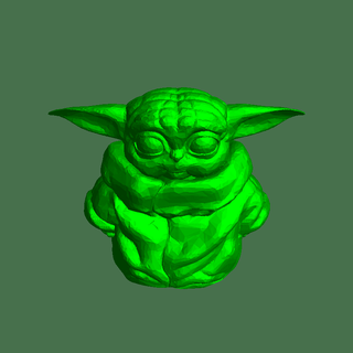 baby yoda Monsters 3d print model - Mito3D