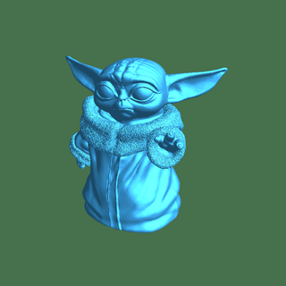bebek Yoda Sarı temel kurgusal karakterler 3d print model - Mito3D