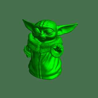 Baby Yoda 20 3d Modelle download Realität Wolke fiktiv Zeichen 3d print model - Mito3D