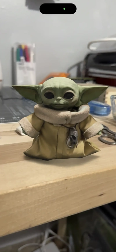 baby yoda 3d modelle download realität wolke 3d print model - Mito3D