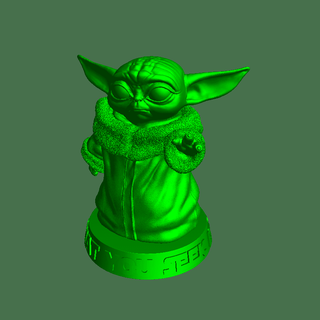 bebek Yoda şeytani kurgusal karakterler 3d print model - Mito3D