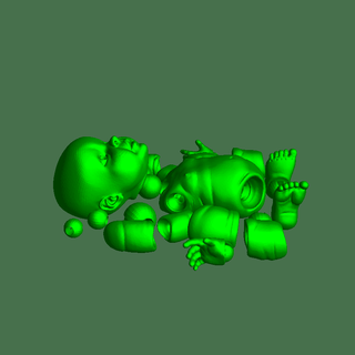 baby Fictional Characters 3d print model - Mito3D