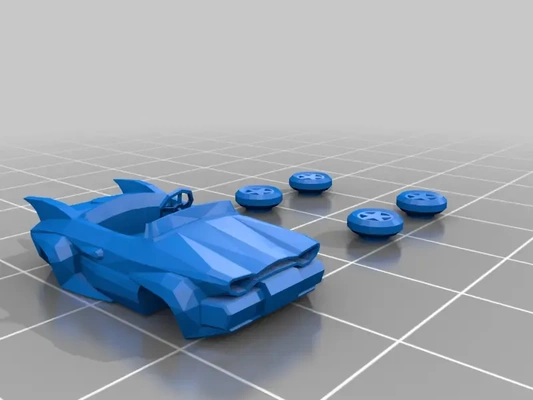 carro malo 3d modelos descargar crealidad nube 3d print model - Mito3D