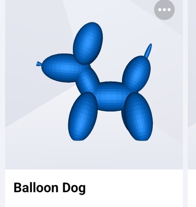 balloon dog 3d models download creality cloud home decor 3d print model - Mito3D