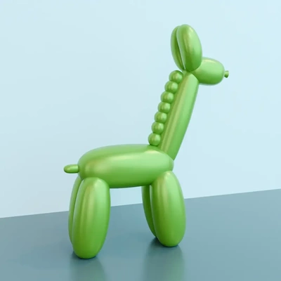 ballon giraffe 3d modelle download realität wolke 3d print model - Mito3D