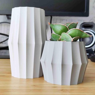 Bambus Topf Pflanzer Vase Modus Design 3d Modelle download Realität Wolke Zuhause Haus Dekor 3d print model - Mito3D