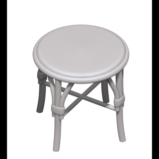 bamboo stool Furniture 3d print model - Mito3D