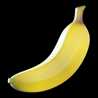 Banane Lebensmittel 3d print model - Mito3D