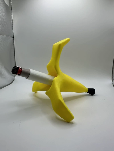 plátano encendedor soporte 3d modelos descargar crealidad nube 3d print model - Mito3D