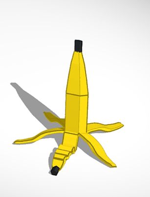 Banana Telefono titolare supporto Accessori 3D print model - Mito3D