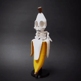 plátano cráneo 3d print model - Mito3D