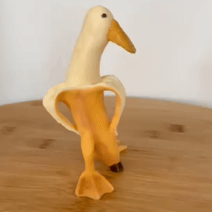 bananaduck - half banana half duck Fictional Characters  3d print model - Mito3D