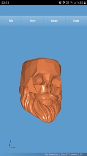 Barbero cráneo cuerpo partes 3d print model - Mito3D