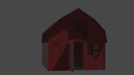 barn Private Residence 3d print model - Mito3D
