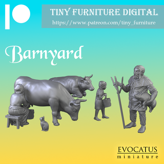 barnyard goldfield peasants Toys & Games 3d print model - Mito3D