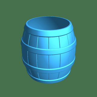 barrel Cups & Mugs 3d print model - Mito3D