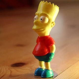 bart Simpsons 3d modelos baixar crialidade nuvem personagens 3d print model - Mito3D